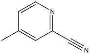 4-Methylpyridine-2-carbonitrile Struktur