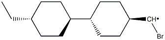 trans-4-(trans-4-ethylcyclohexyl)cyclohexyl broMoMethyl 化学構造式