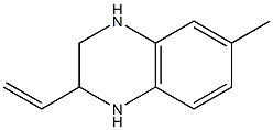 6-Methyl-2-vinyl-1,2,3,4-tetrahydro-quinoxaline 化学構造式