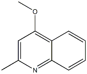 2-Methyl-4-Methoxyquinoline Struktur