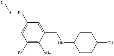 (1s,4s)-4-(2-aMino-3,5-dibroMobenzylaMino)cyclohexanol hydrochloride Structure