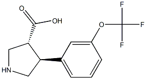(+/-)-trans-4-(3-trifluoroMethoxy-phenyl)-pyrrolidine-3-carboxylic acid|