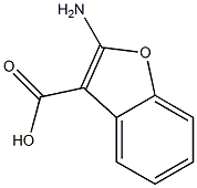 2-aMinobenzofuran-3-carboxylic acid,,结构式