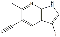 5-Cyano-3-iodo-6-Methyl-7-azaindole