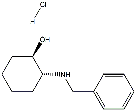 (1R,2R)-2-N-苄基环己醇盐酸盐,,结构式