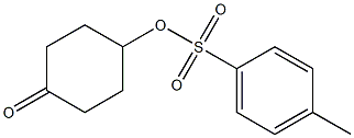 4-oxocyclohexyl 4-Methylbenzenesulfonate Structure