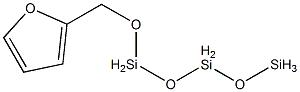 FURFURYLOXYTRISILOXANE 化学構造式