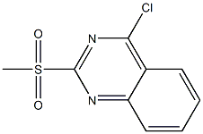 4-氯-2-(甲磺酰基)喹唑啉, , 结构式