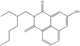 2-(2-乙基己基)-5-羟基-苯并异喹啉-1,3(2H)-二酮,,结构式