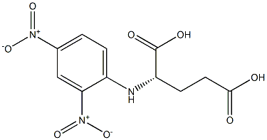 N-(2,4-二硝基苯)谷氨酸, , 结构式