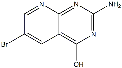 2-aMino-6-broMopyrido[2,3-d]pyriMidin-4-ol Struktur