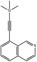 8-((triMethylsilyl)ethynyl)isoquinoline 化学構造式