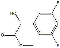 (R)-Methyl 2-(3,5-difluorophenyl)-2-hydroxyacetate Struktur