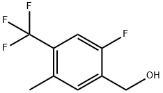 2-Fluoro-5-Methyl-4-(trifluoroMethyl)benzyl alcohol, 97% Structure