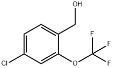 4-氯-2-(三氟甲氧基)苄醇,1261673-90-8,结构式