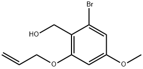 2-(Allyloxy)-6-broMo-4-Methoxybenzyl Alcohol Struktur