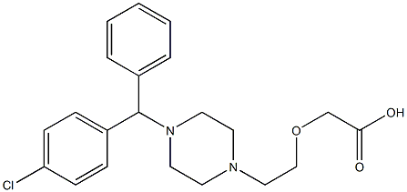 西替利嗪杂质6,,结构式