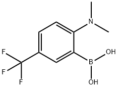 2-(二甲氨基)-5-(三氟甲基)苯基硼酸,1704063-80-8,结构式