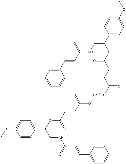 calciuM (E)-4-(2-cinnaMaMido-1-(4-Methoxyphenyl)ethoxy)-4-oxobutanoate