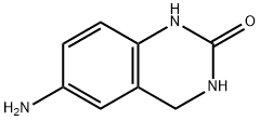 6-氨基-3,4-二氢-2(1H)-喹唑啉酮 结构式