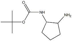 (2-AMino-cyclopentyl)-carbaMic acid tert-butyl ester 结构式