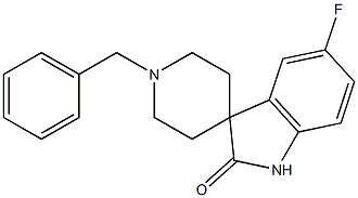 1'-BENZYL-1,2-DIHYDRO-5-FLUORO-2-OXO-SPIRO[3H-INDOLE-3,4'-PIPERIDINE] Structure