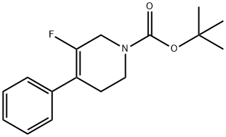 tert-butyl 3-fluoro-4-phenyl-5,6-dihydropyridine-1(2H)-carboxylate,651321-26-5,结构式