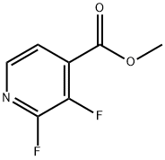 2,3-二氟异烟酸甲酯 结构式