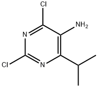 2,4-Dichloro-5-aMino-6-isopropylpyriMidine Structure
