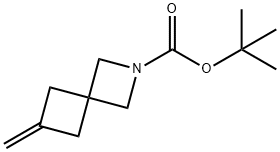 tert-butyl 6-Methylidene-2-azaspiro[3.3]heptane-2-carboxylate 结构式