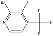 2-溴-3-氟-4-三氟甲基吡啶, , 结构式