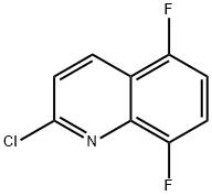 2-氯-5,8-二氟喹啉, 773148-82-6, 结构式