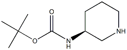 (S)-N-BOC-3-哌啶胺,,结构式
