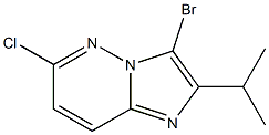 3-broMo-6-chloro-2-isopropyliMidazo[1,2-b]pyridazine Structure