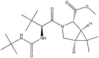 (1R,2S,5S)-甲基3-((S)-2-(3-(叔丁基)脲基)-3,3-二甲基丁酰基)-6,6-二甲基-3-氮杂双环[3.1.0]己二羧酸酯