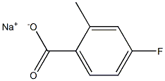 sodiuM 4-fluoro-2-Methylbenzoate Struktur