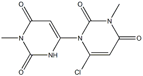 6-(6-chloro-3,4-dihydro-3-Methyl-2,4-dioxopyriMidin-1(2H)-yl)-3-MethylpyriMidine-2,4(1H,3H)-dione Structure