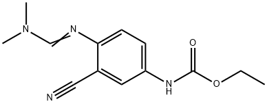 (E)-Ethyl 3-Cyano-4-((DiMethylaMino) MethyleneaMino)PhenylcarbaMate Structure