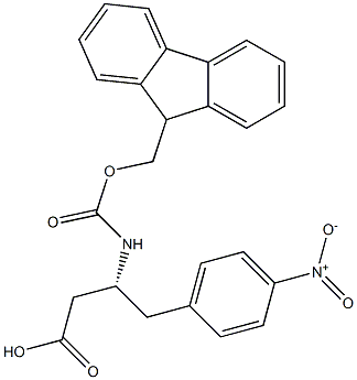 FMoc-4-nitro-L-b-hoMophenylalanine Structure