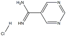 ピリミジン-5-カルボキシアミジン;塩酸塩 化学構造式