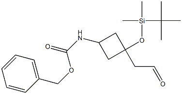 2733350-83-7 benzyl 3-(tert-butyldiMethylsilyloxy)-3-(2-oxoethyl)cyclobutylcarbaMate