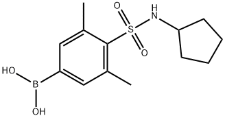 (4-(N-cyclopentylsulfaMoyl)-3,5-diMethylphenyl)boronic acid|(4-(N-环戊基氨磺酰)-3,5-二甲基苯基)硼酸