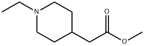 Methyl (1-ethylpiperidin-4-yl)acetate, 1030421-15-8, 结构式