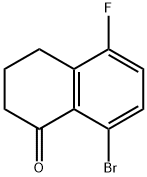 8-BROMO-5-FLUORO-1,2,3,4-TETRAHYDRONAPHTHALEN-1-ONE|1260018-43-6