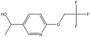 1-(6-(2,2,2-trifluoroethoxy)pyridin-3-yl)ethanol Struktur