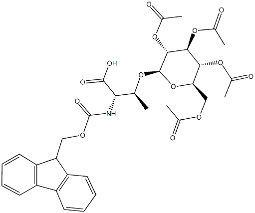 葡萄糖苏氨酸, 130548-92-4, 结构式