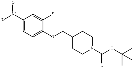 tert-Butyl 4-[(2-fluoro-4-nitrophenoxy)methyl]piperidine-1-carboxylate|1000051-97-7