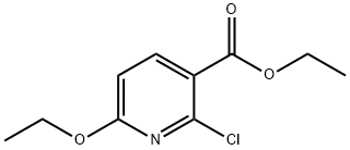 Ethyl 2-chloro-6-ethoxynicotinate Struktur