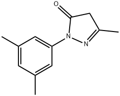 1-(3,5-dimethylphenyl)-3-methyl-1H-pyrazol-5(4H)-one Structure