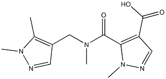 5-([[(1,5-Dimethyl-1H-pyrazol-4-yl)methyl](methyl)amino]carbonyl)-1-methyl-1H-pyrazole-4-carboxylic acid